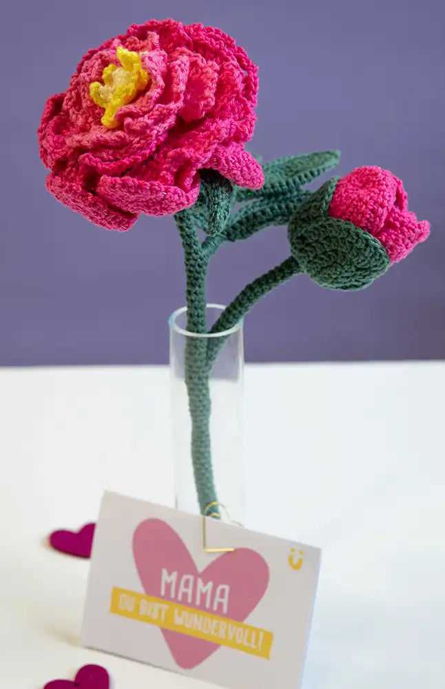 Blume Rose (Häkelset)