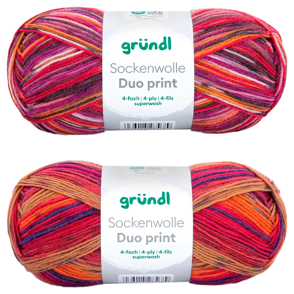 #Farbe_Gründl Duo Sockenwolle | 6226-12