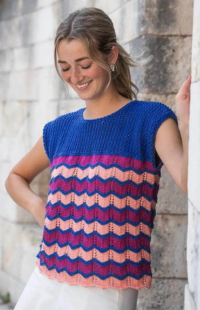 Shirt Sunset (Strickset)