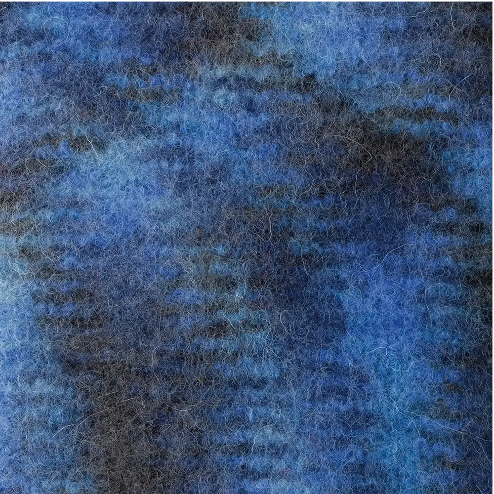#Farbe_Gründl Filzwolle Color | 23 Blau-Anthrazit-Multicolor