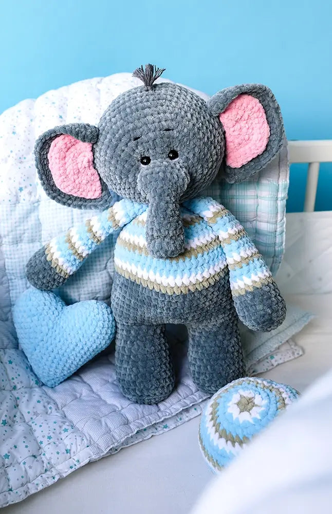 Amigurumi Elefant Emil (Häkelset)
