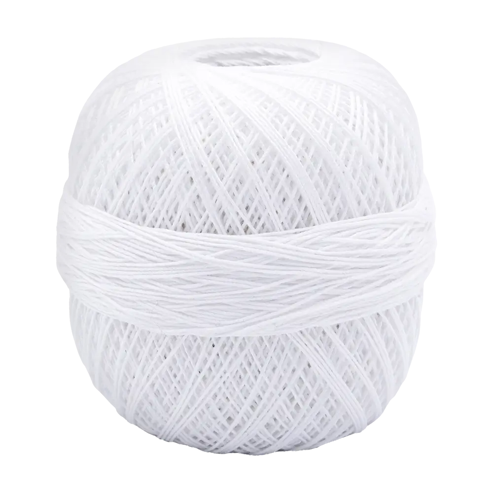 #Farbe_Gründl Häkelgarn 10 | 02 Reinweiß