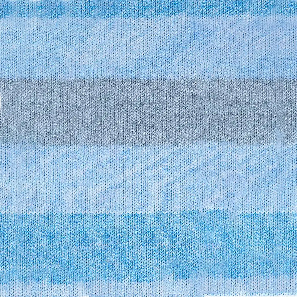 #Farbe_Hot Socks Playa 4-fach | 03 Himmelblau-Azur-Türkis-Silbergrau