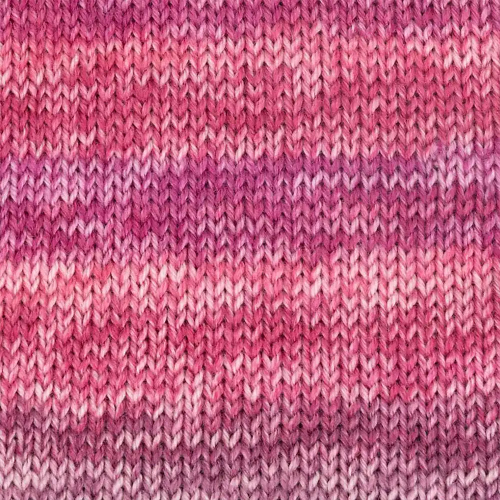 #Farbe_Hot Socks Silk 4-fach | 07 Beere-Magenta-Mauve-Lachs