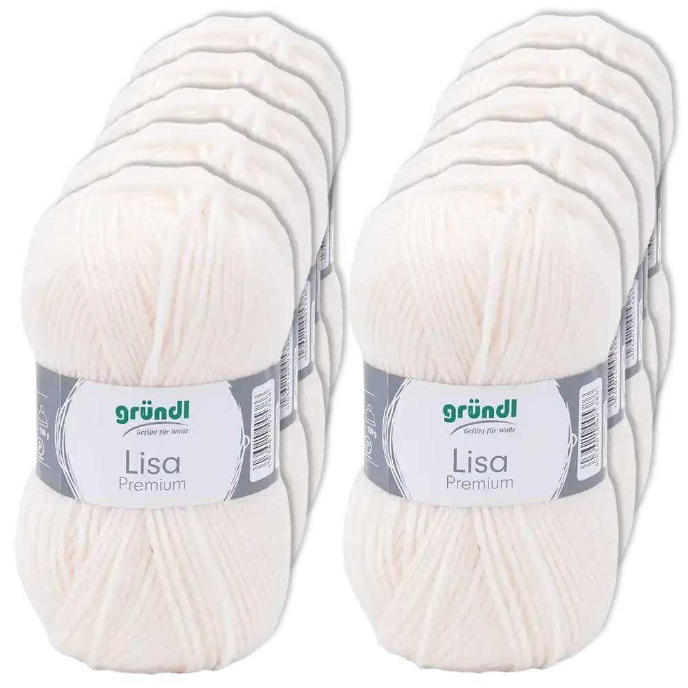 #Farbe_Gründl Lisa Premium Uni | 02 Creme
