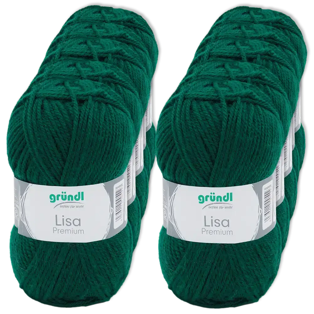 #Farbe_Gründl Lisa Premium Uni | 16 Tannengrün
