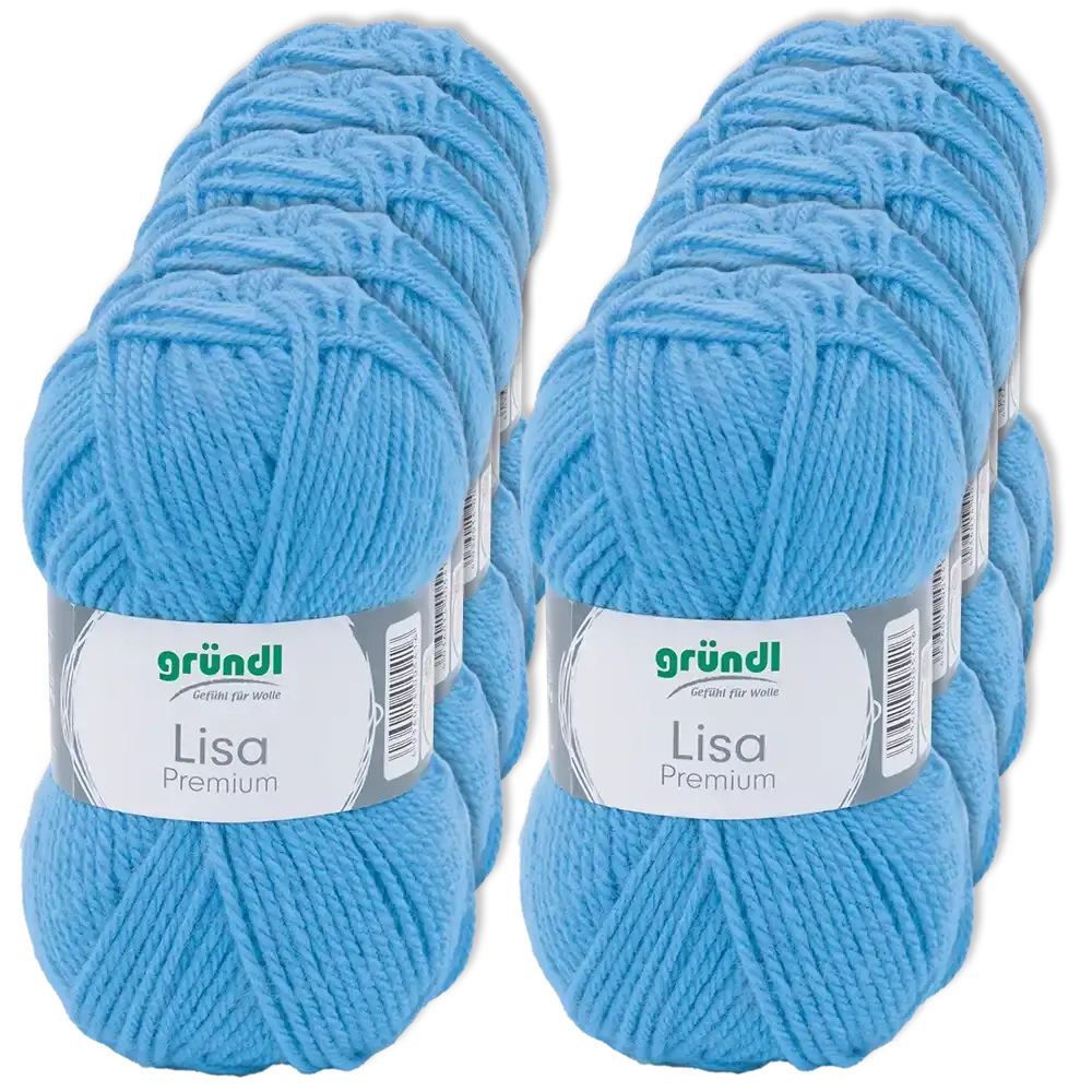 #Farbe_Gründl Lisa Premium Uni | 17 Mittelblau