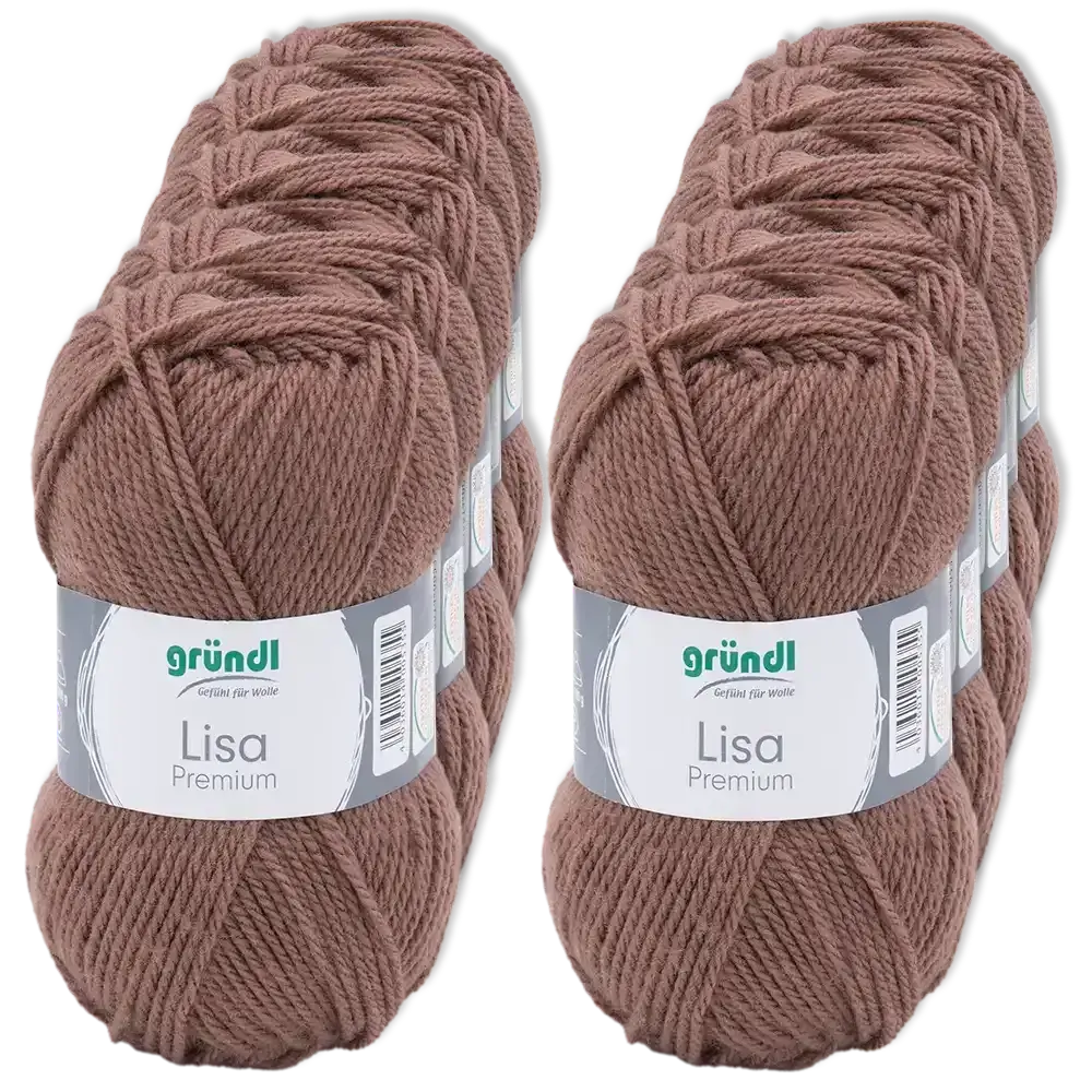 #Farbe_Gründl Lisa Premium Uni | 22 Nougat