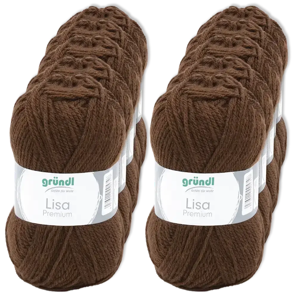 #Farbe_Gründl Lisa Premium Uni | 23 Schokolade