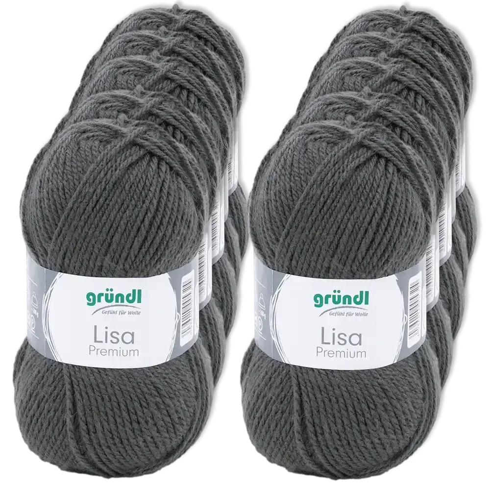 #Farbe_Gründl Lisa Premium Uni | 25 Anthrazit