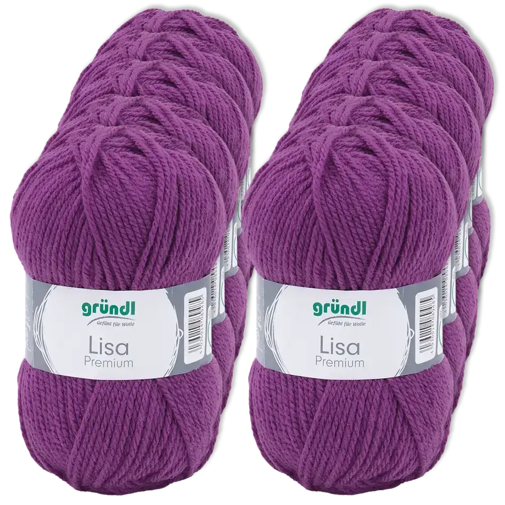 #Farbe_Gründl Lisa Premium Uni | 48 Purpur