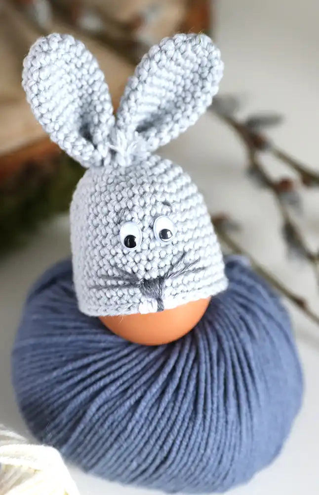 Eierwärmer Hase (Häkelset)