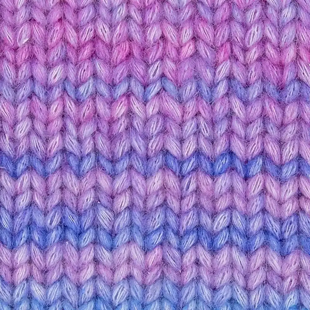 #Farbe_Gründl Piuma | 07 Flieder-Tintenblau-Fuchsia-Himmelblau