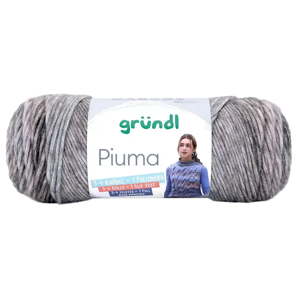 #Farbe_Gründl Piuma | 12 Mausgrau-Zinn-Blaugrau-Taupe