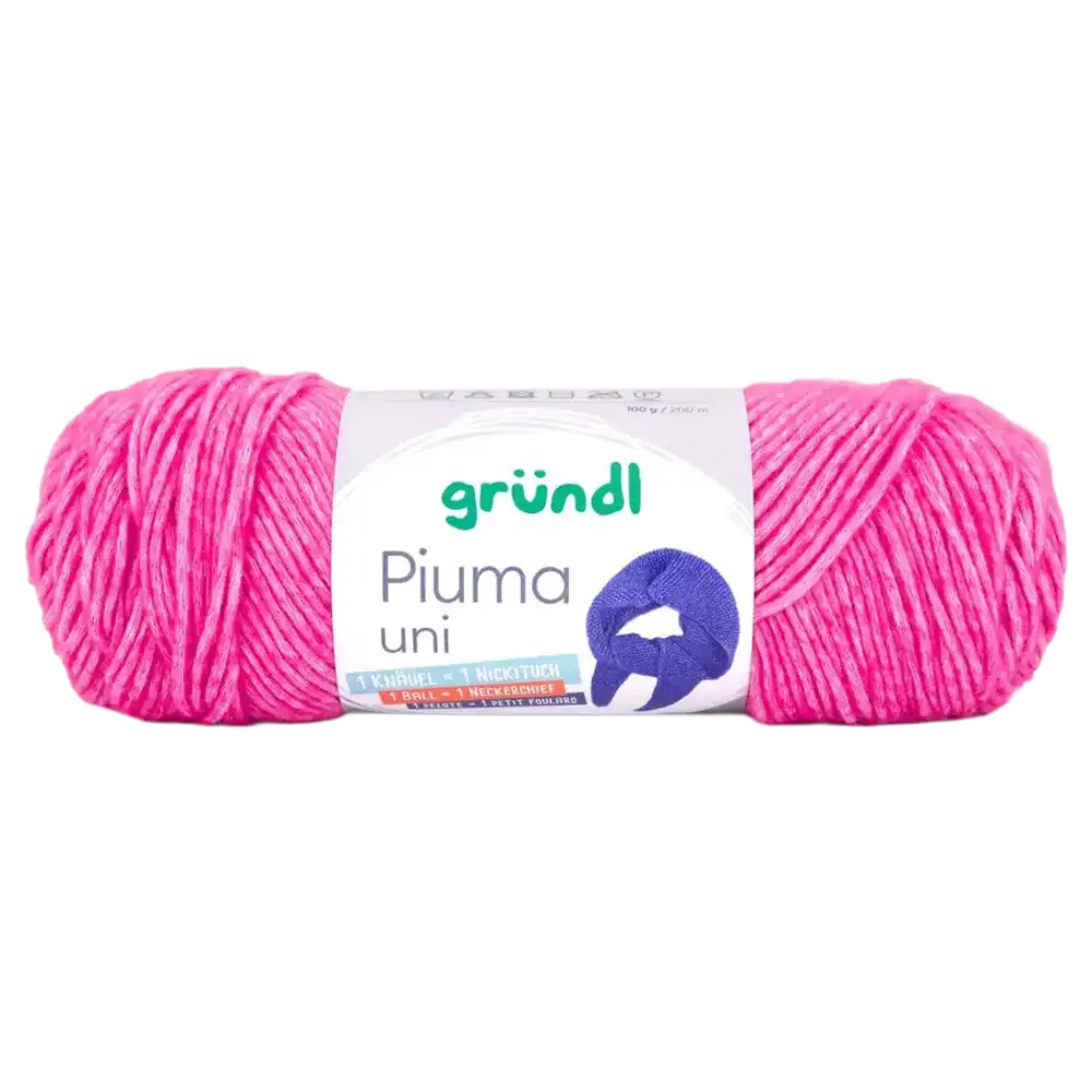 #Farbe_Gründl Piuma Uni | 08 Pink