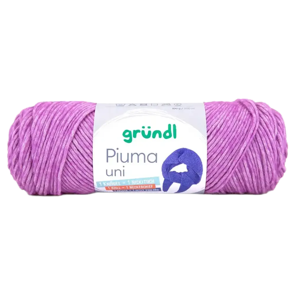 #Farbe_Gründl Piuma Uni | 14 Fuchsia