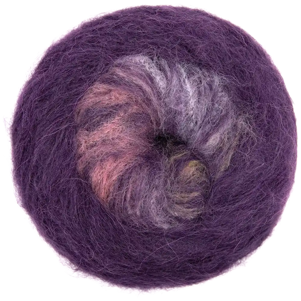 #Farbe_Gründl Wonder Sweater | 09 Aubergine-Curry-Flieder-Aprikose