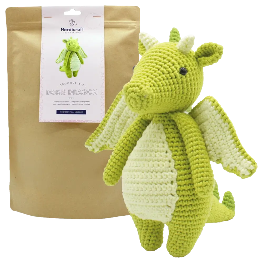 Amigurumi Drache Doris (Hardicraft Häkelset)