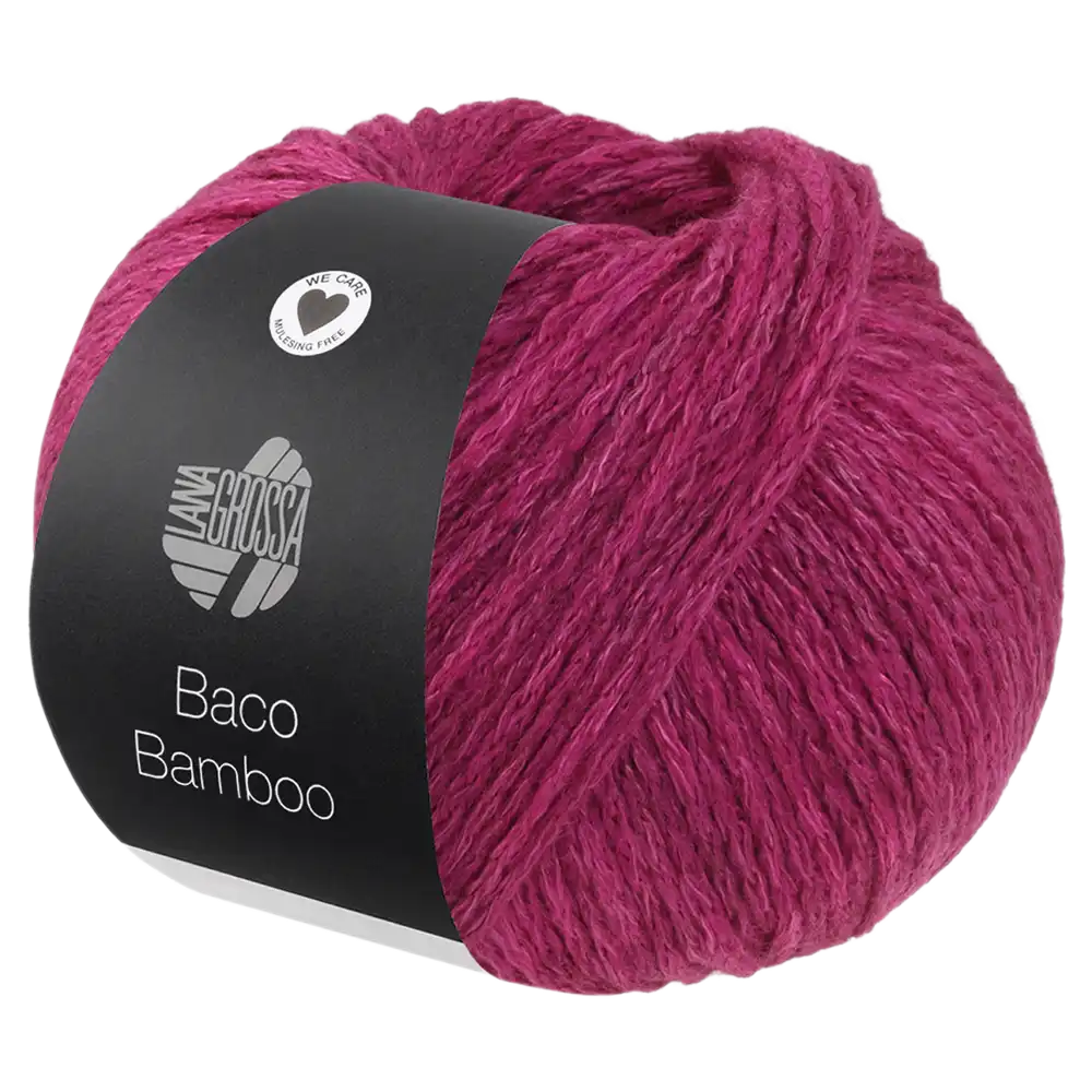 #Farbe_Lana Grossa Baco Bamboo | 11 Dunkelfuchsia