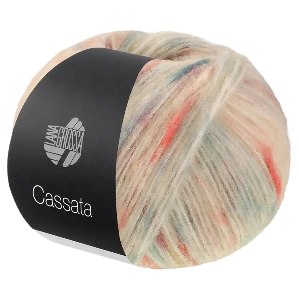 #Farbe_Lana Grossa Cassata | 14 Creme/Jade/Petrol/Zartgrau/Terrakotta