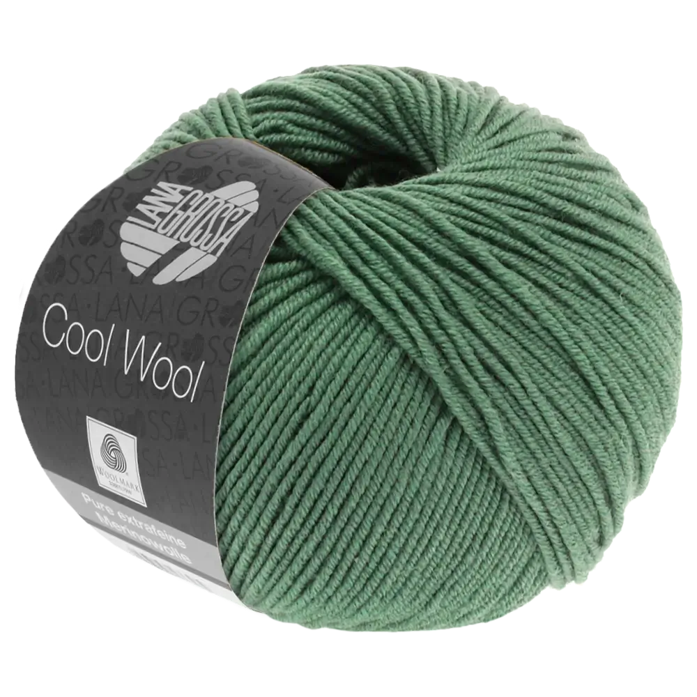 #Farbe_Lana Grossa Cool Wool | 2021 Dunkles Graugrün