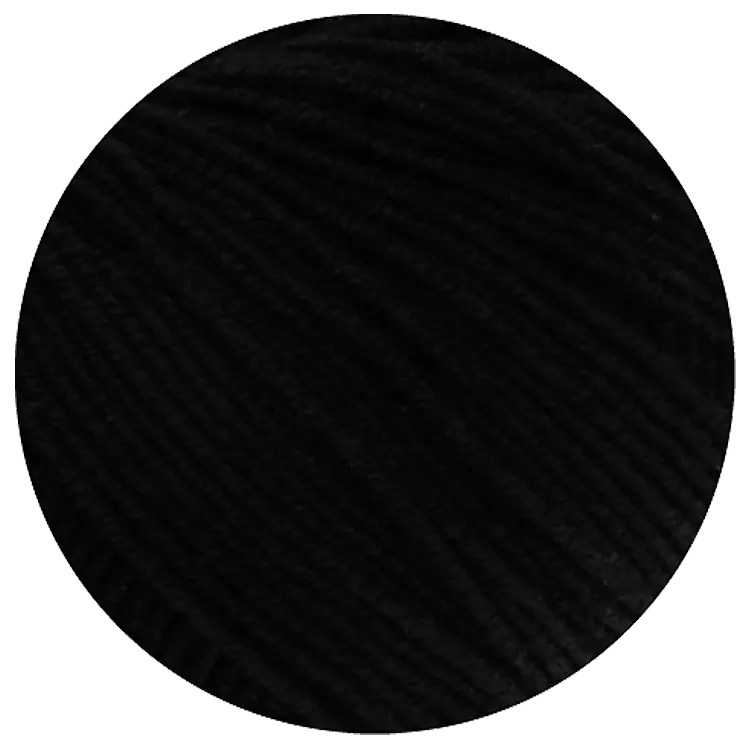 #Farbe_Lana Grossa Cool Wool | 433 Schwarz