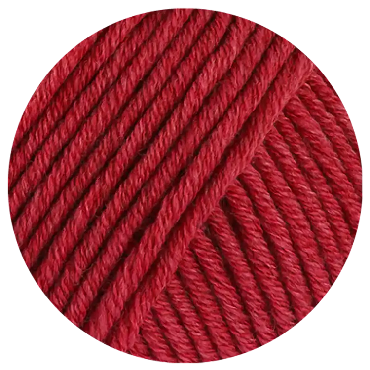 #Farbe_Lana Grossa Cool Wool Superbig Mélange | 223 Kirschrot meliert