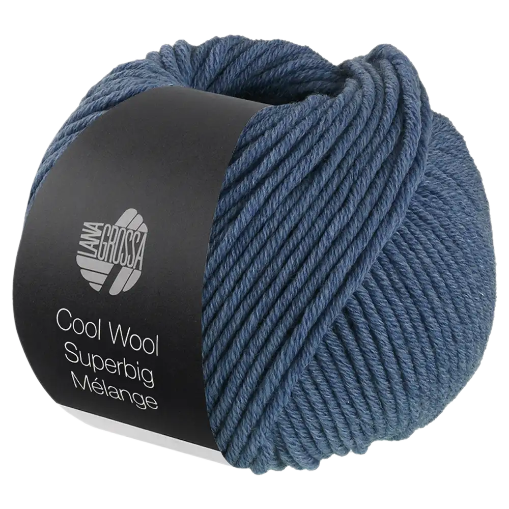 #Farbe_Lana Grossa Cool Wool Superbig Mélange | 226 Jeans meliert