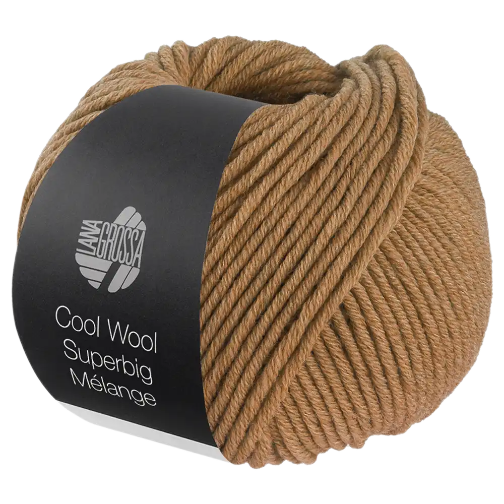 #Farbe_Lana Grossa Cool Wool Superbig Mélange | 230 Karamell meliert