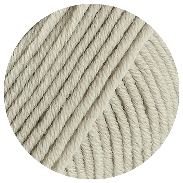 #Farbe_Lana Grossa Cool Wool Superbig Mélange | 231 Hellgrau meliert