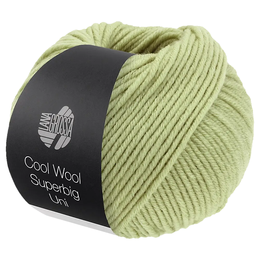 #Farbe_Lana Grossa Cool Wool Superbig Uni | 27 Blassgrün