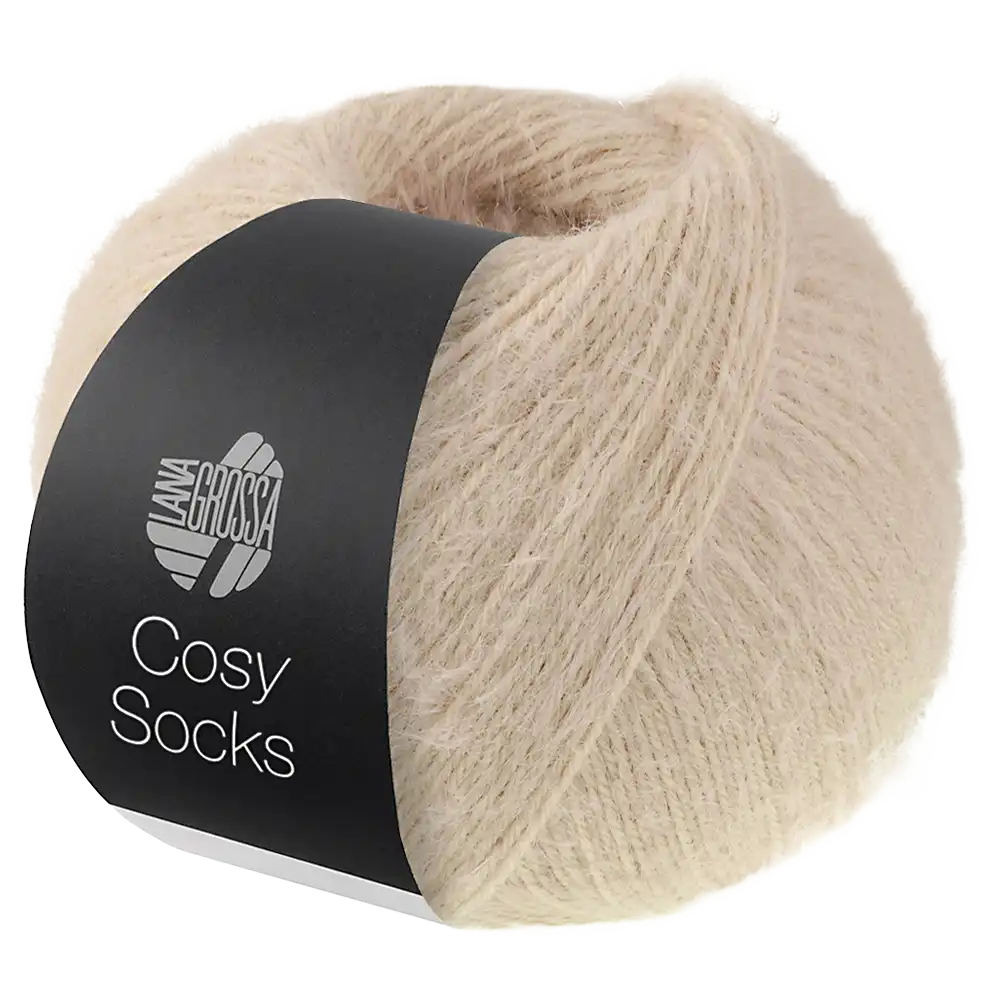 #Farbe_Lana Grossa Cosy Socks | 09 Beige