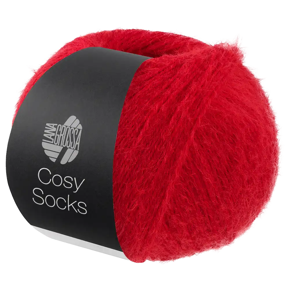 #Farbe_Lana Grossa Cosy Socks | 17 Rot