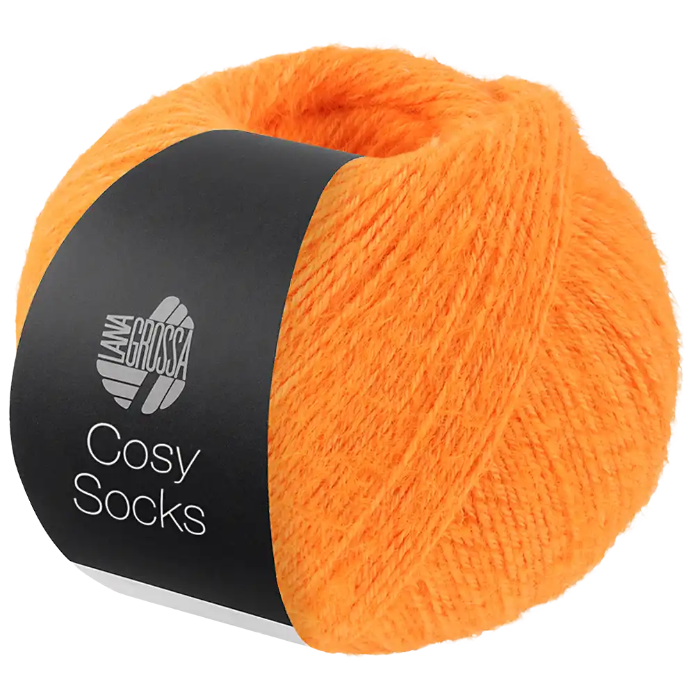 #Farbe_Lana Grossa Cosy Socks | 20 Orange