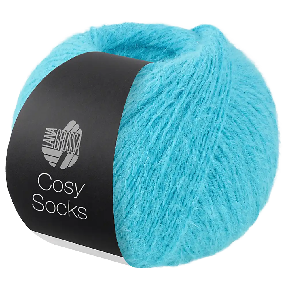 #Farbe_Lana Grossa Cosy Socks | 23 Türkis