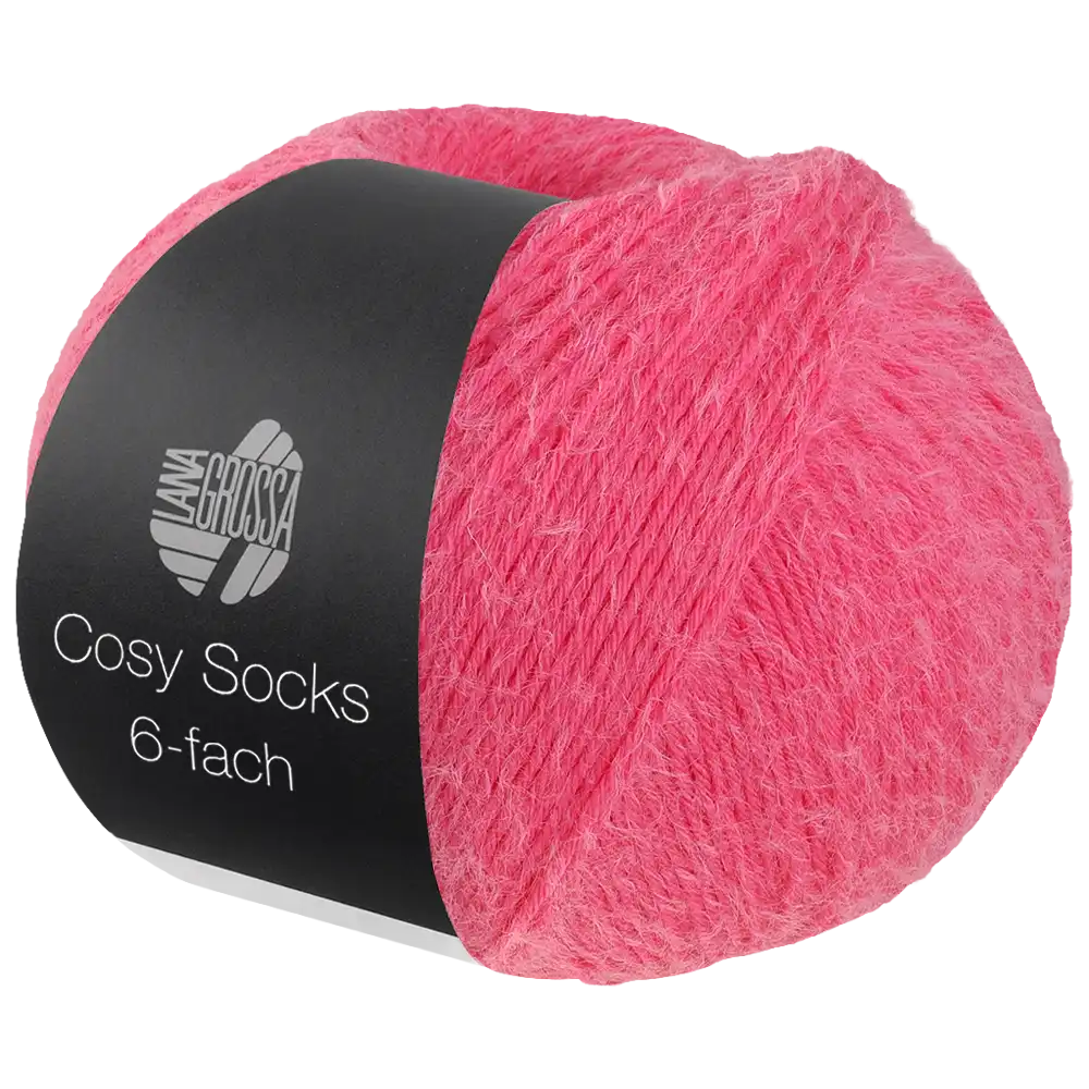 #Farbe_Lana Grossa Cosy Socks 6-fach | 1004 Pink