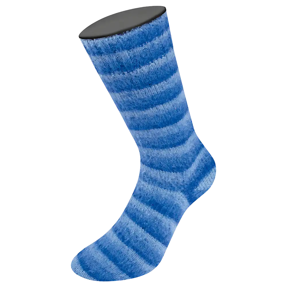 #Farbe_Lana Grossa Cosy Socks | 109 Hell-/Himmelblau/Blau/Marine