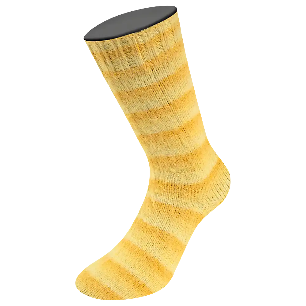 #Farbe_Lana Grossa Cosy Socks | 111 Gelb/Dotter-/Safrangelb