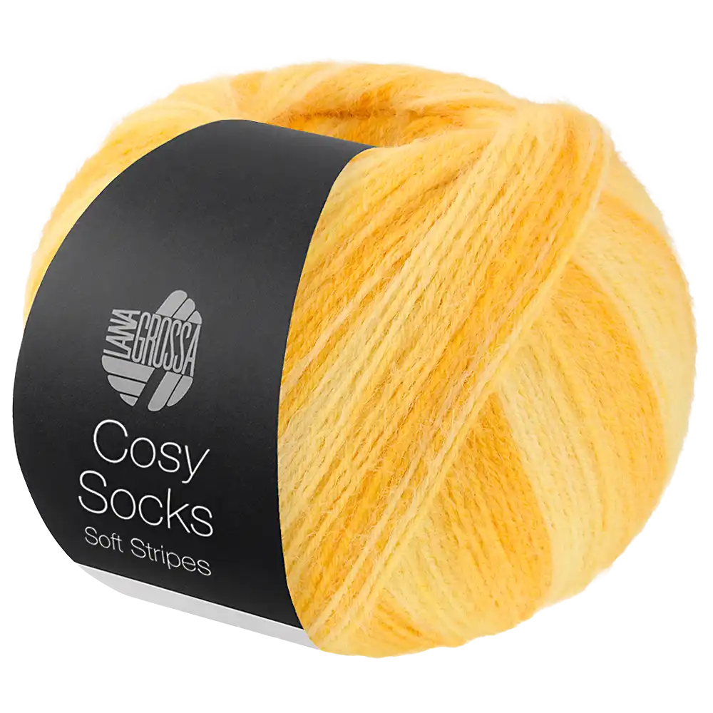 #Farbe_Lana Grossa Cosy Socks | 111 Gelb/Dotter-/Safrangelb