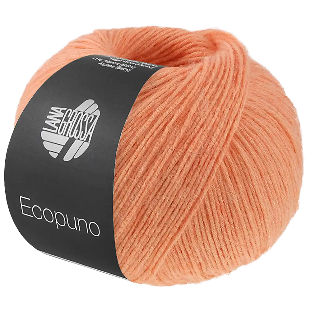 #Farbe_Lana Grossa Ecopuno | 229 Lachsorange