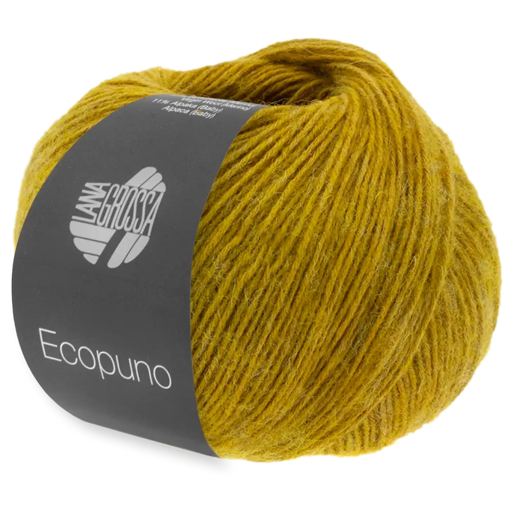 #Farbe_Lana Grossa Ecopuno | 53 Currygelb