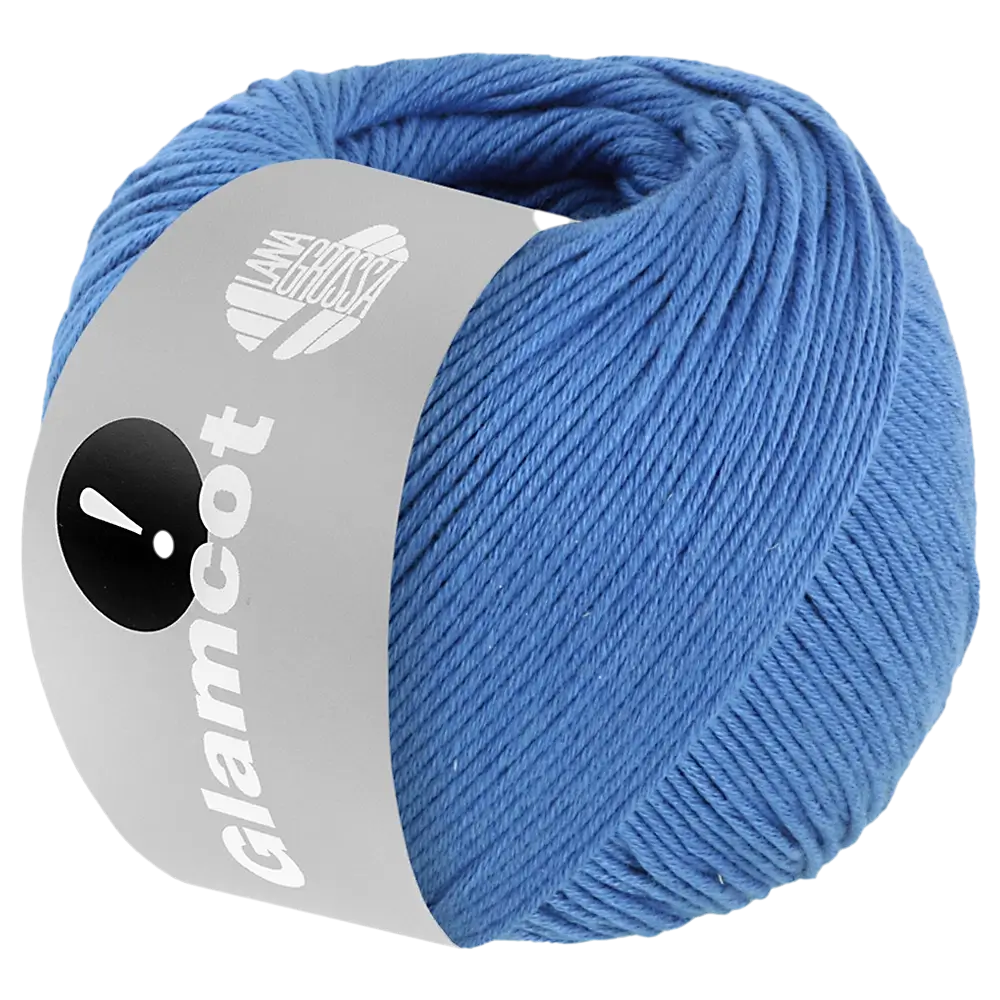 #Farbe_Lana Grossa Glamcot | 10 Blau