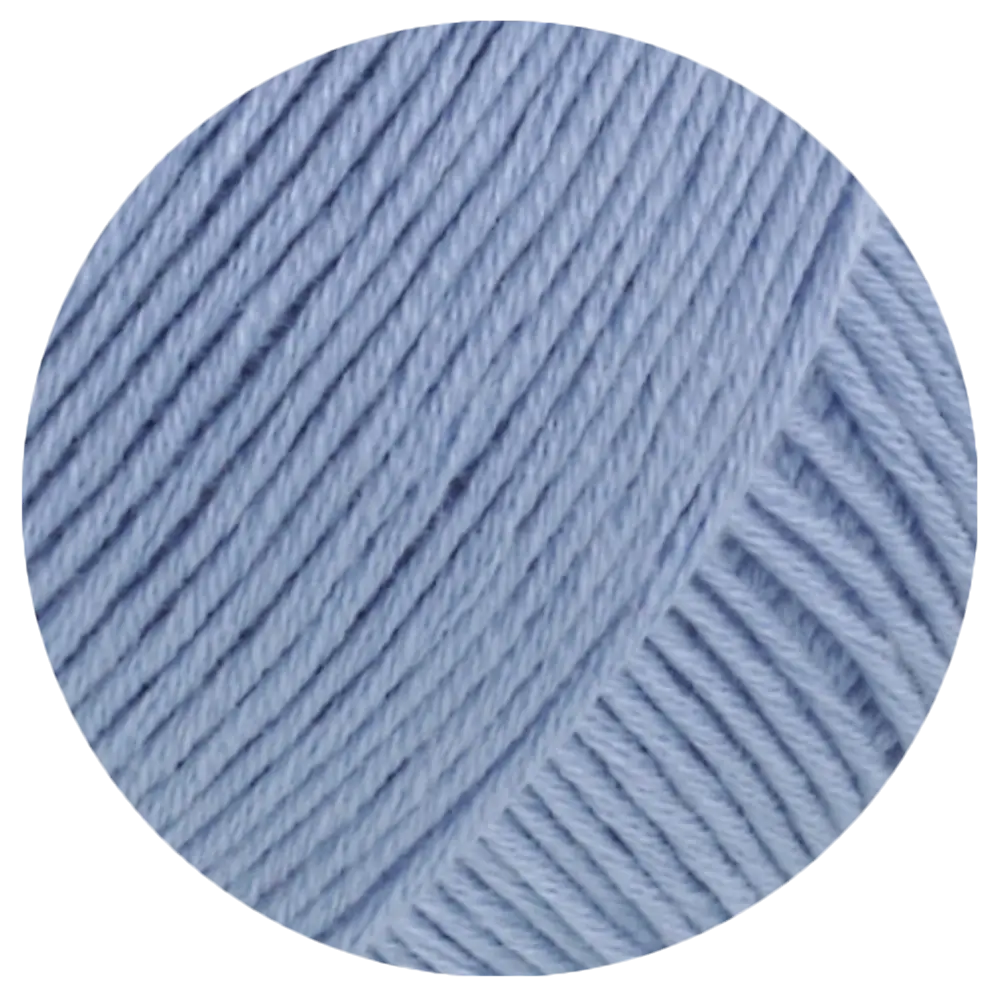 #Farbe_Lana Grossa Glamcot | 11 Hellblau