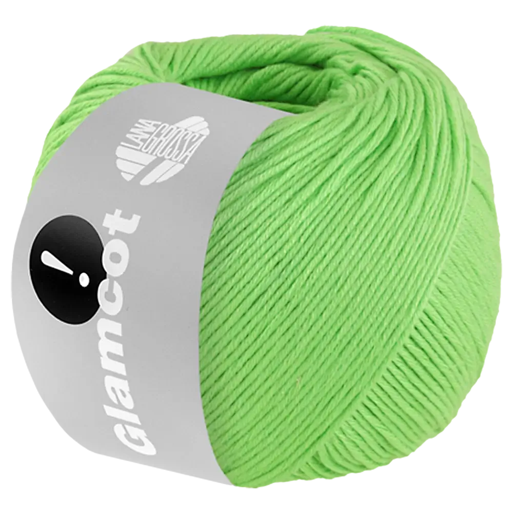#Farbe_Lana Grossa Glamcot | 18 Hellgrün