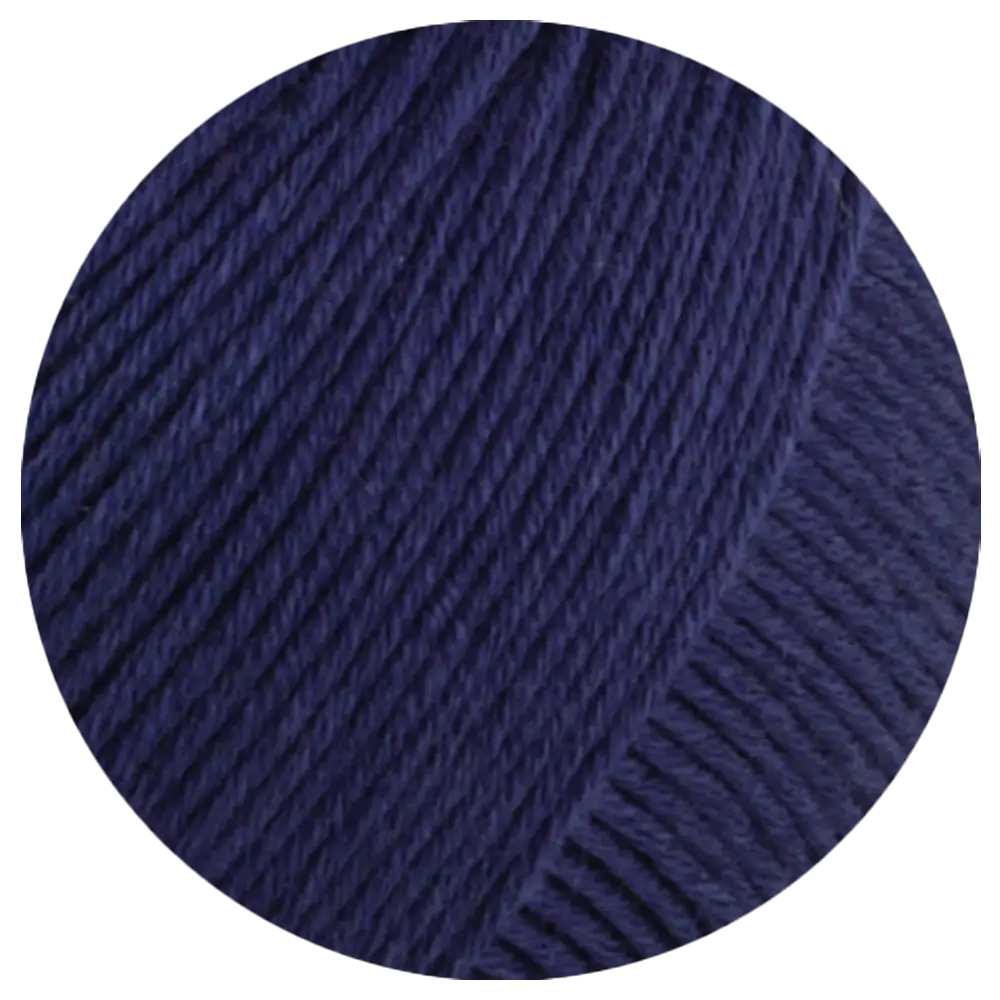 #Farbe_Lana Grossa Glamcot | 21 Dunkelblau