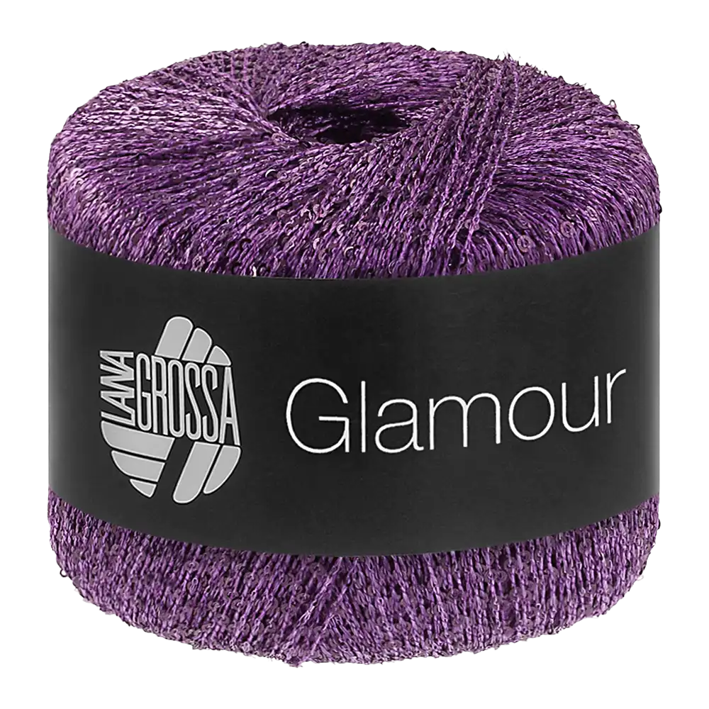 #Farbe_Lana Grossa Glamour | 21 Dunkelviolett