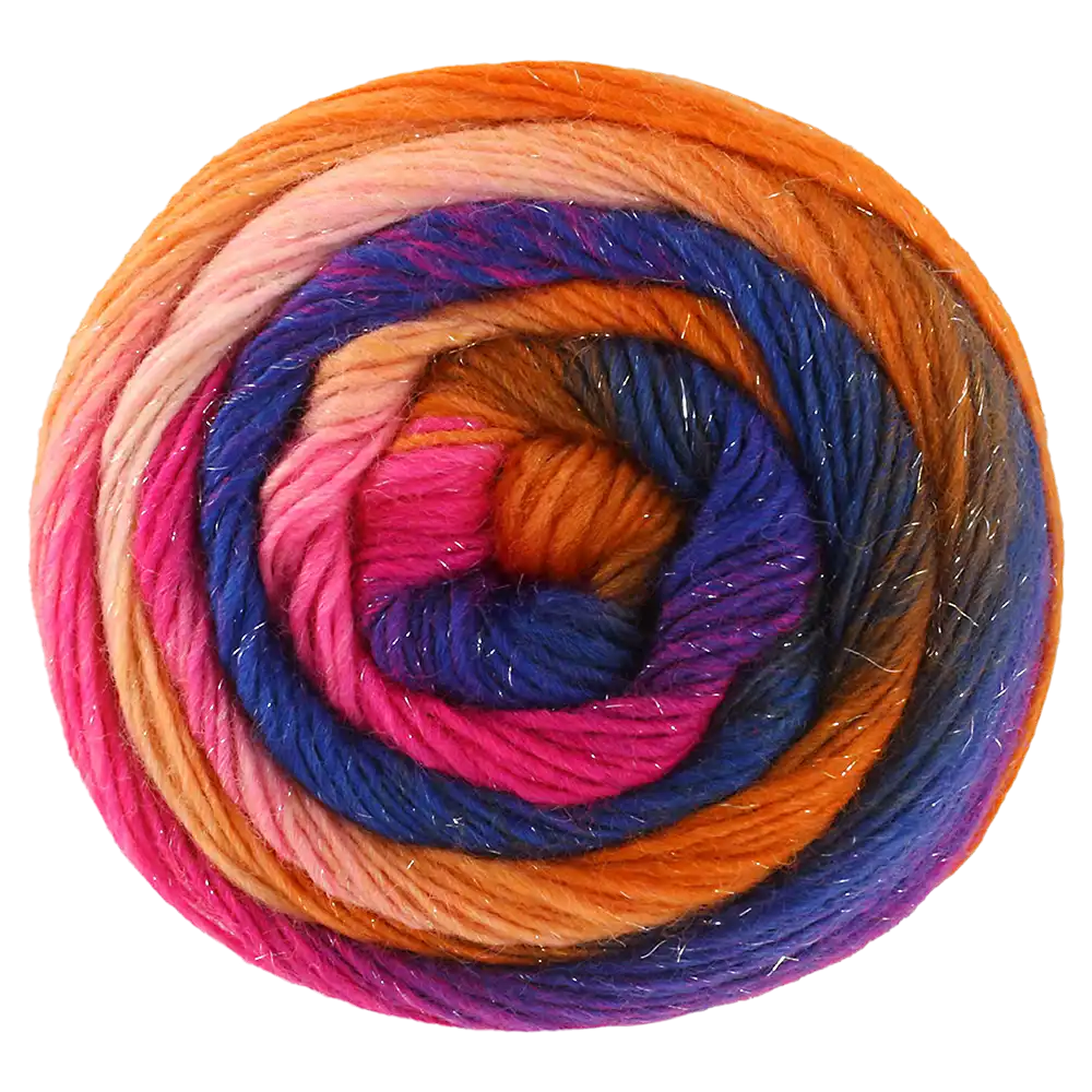 #Farbe_Lana Grossa Meilenweit 100 Merino Color Mix Sparks | 7619