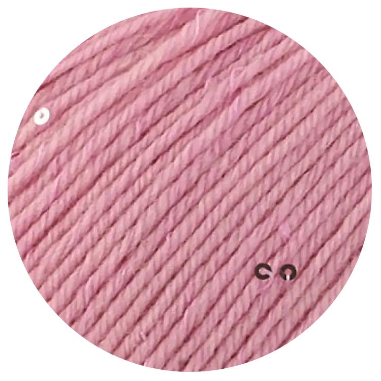 #Farbe_Lana Grossa Meilenweit 100 Merino Paillettes | 2301 Rosa