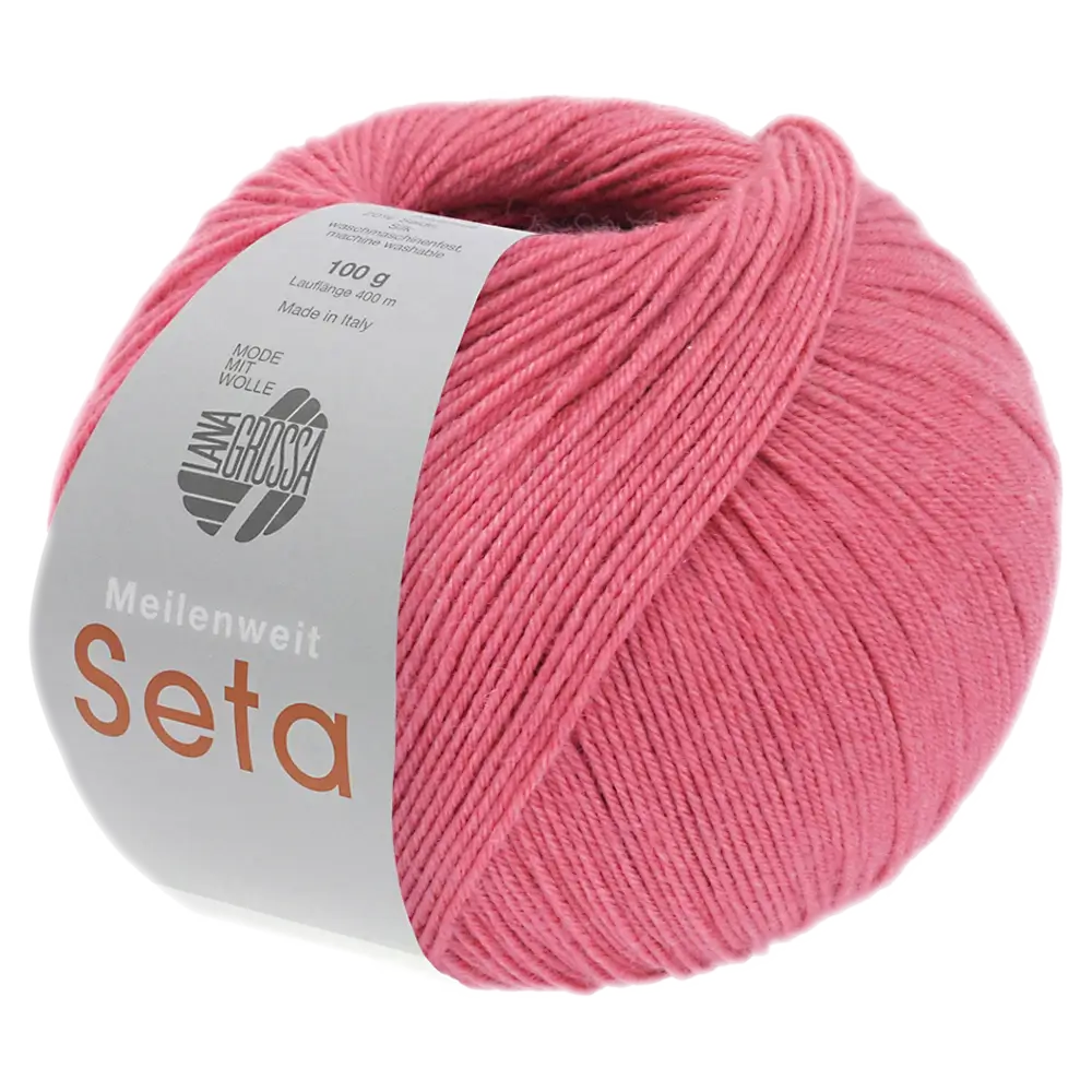 #Farbe_Lana Grossa Meilenweit 100 Seta | 44 Lilienrosa