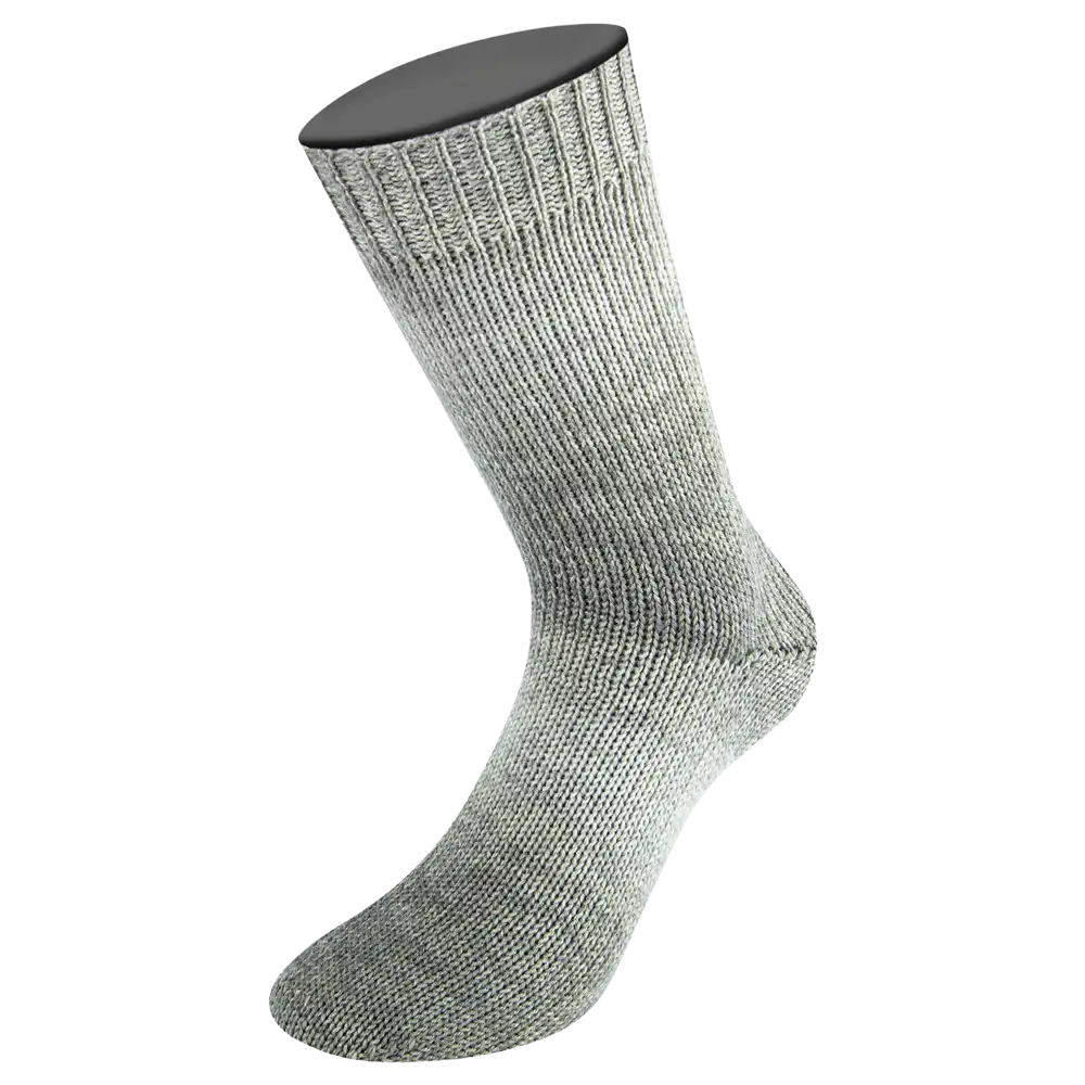 #Farbe_Lana Grossa Meilenweit 100 Woolycell Duo | 6010 Hell-/Perl-/Mausgrau